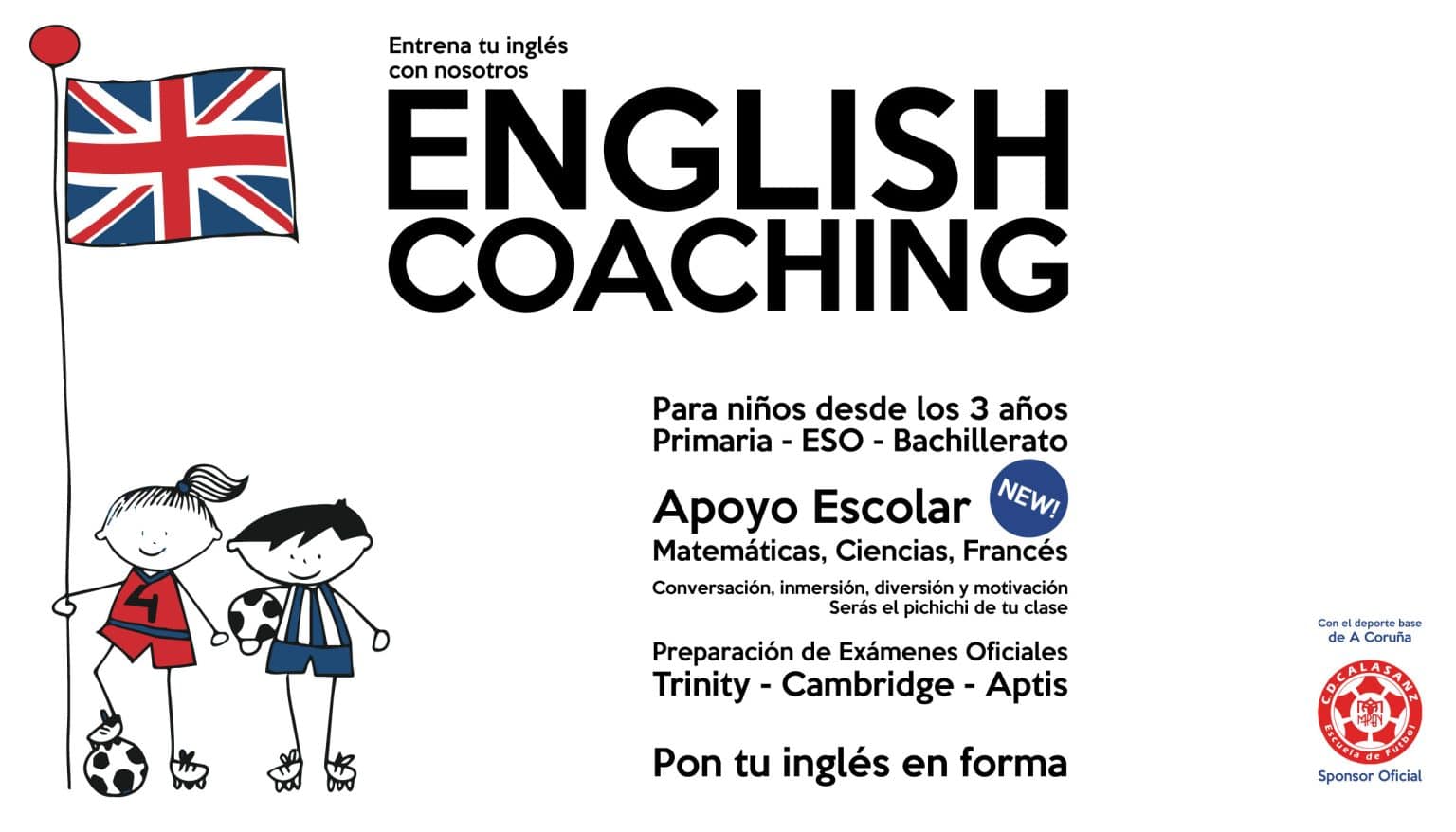 Clases de inglés niños en Coruña